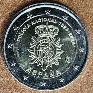 2 Euro Spanyolország 2024 - A nemzeti rendőrség (UNC)