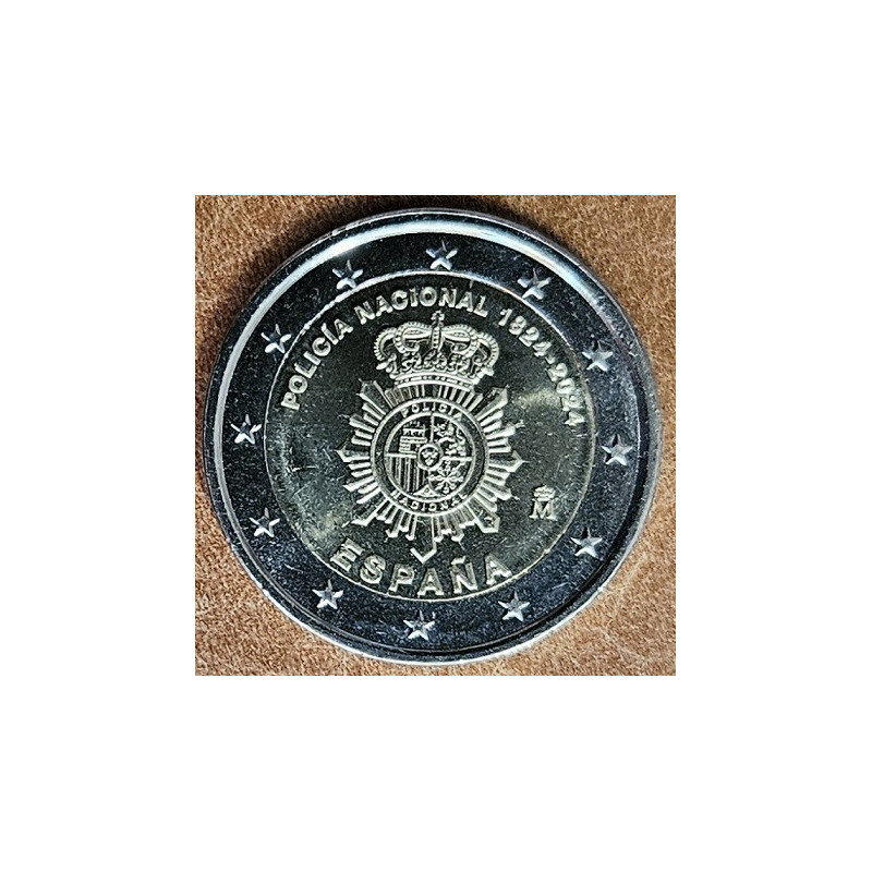 2 Euro Španielsko 2024 - Národná polícia (UNC)