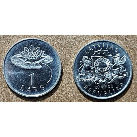 Latvia 1 Lats 2008 (UNC)