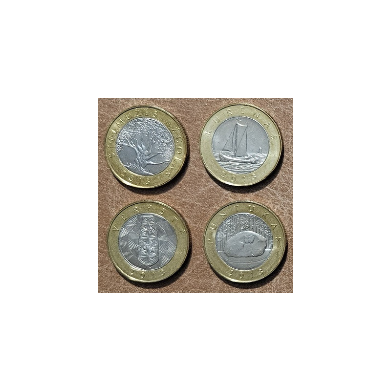 Litvánia 4 x 2 Litas 2013 (UNC)