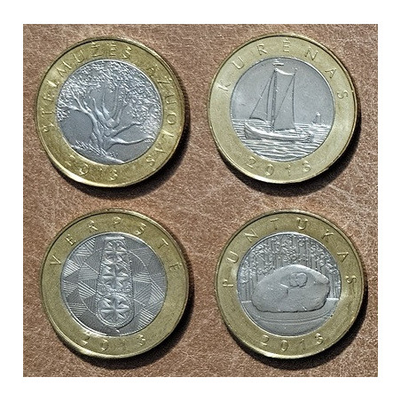 Litvánia 4 x 2 Litas 2013 (UNC)