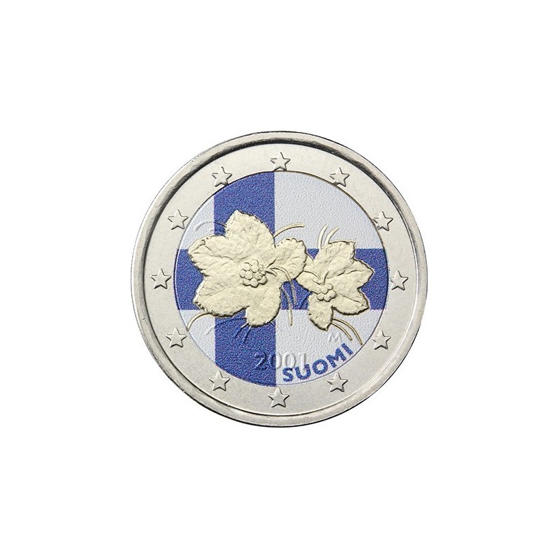 euroerme érme 2 Euro Finnország (színezett UNC)