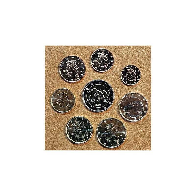 Fínsko 2024 sada 8 euromincí (UNC)