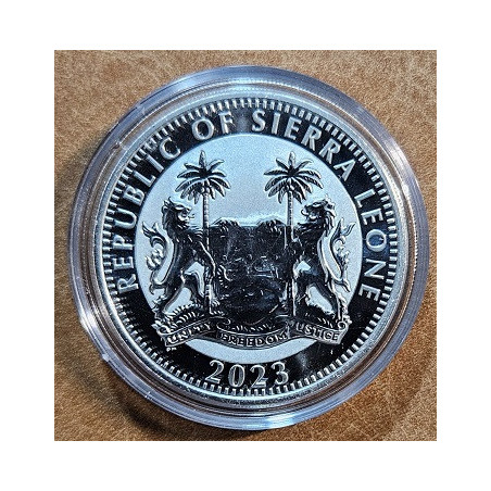 Sierra Leone 1 dollár 2023 - Bivaly (1 oz Ag BU)