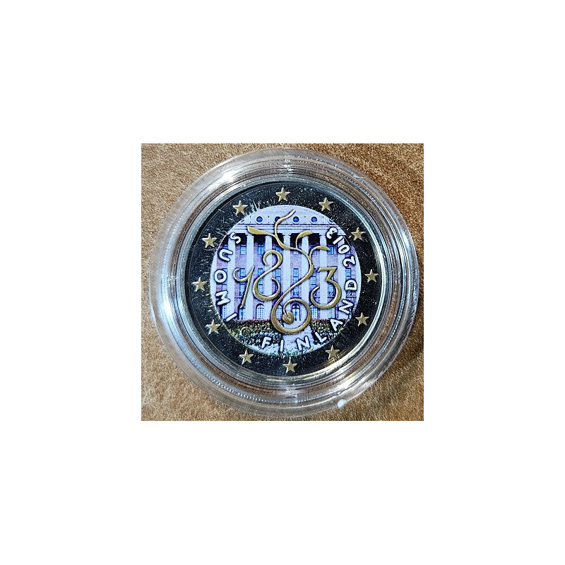 2 Euro Finland 2013 - 150th Anniversary of Parliament of 1863 VI.  (colored UNC)