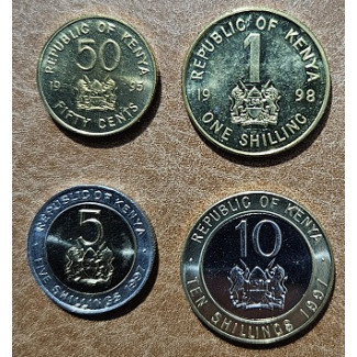 euroerme érme Kenya 4 érme 2018 (UNC)