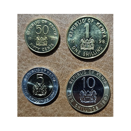 eurocoin eurocoins Kenya 4 coins 2018 (UNC)