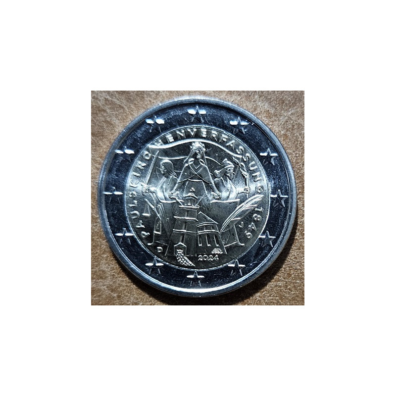 2 Euro Nemecko 2024 "J" Ústava cirkvi svätého Pavla (UNC)
