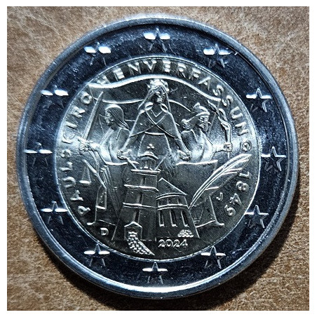 2 Euro Németország 2024 "J" - A Szent Pál Egyház alkotmánya (UNC)