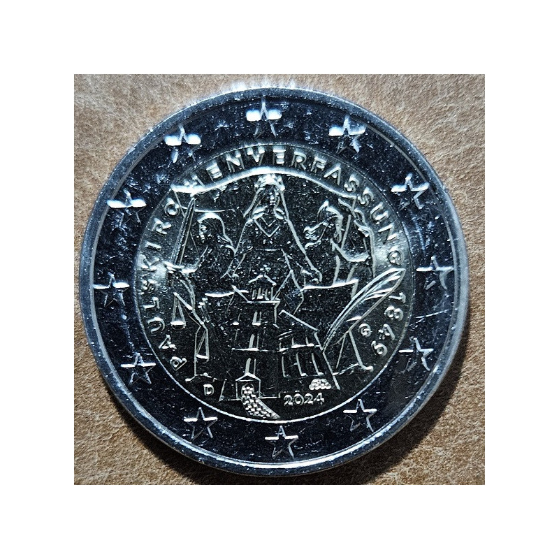 2 Euro Germany 2024 "G" Constitution of St. Paul's Church (UNC)