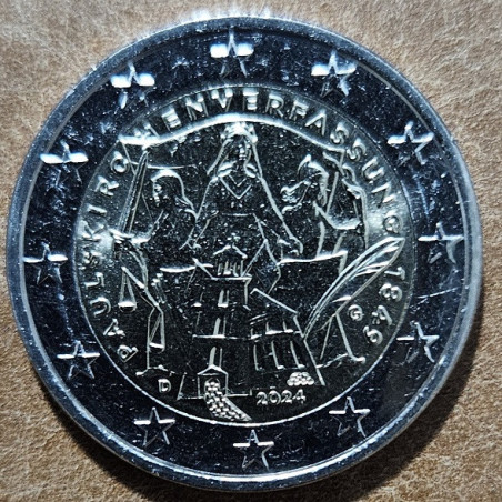 2 Euro Nemecko 2024 "G" Ústava cirkvi svätého Pavla (UNC)