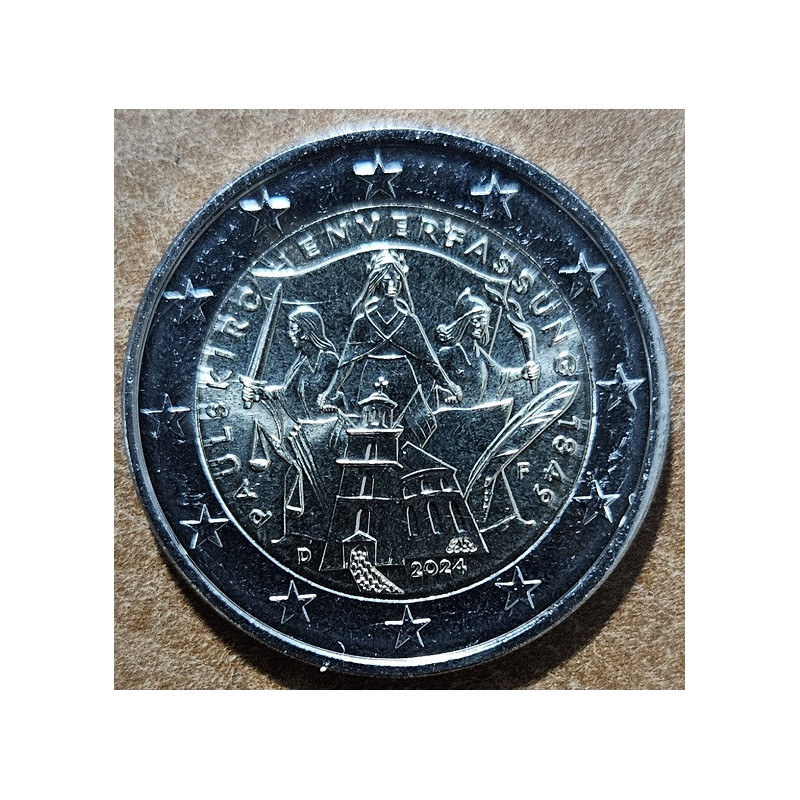 2 Euro Germany 2024 "F" Constitution of St. Paul's Church (UNC)