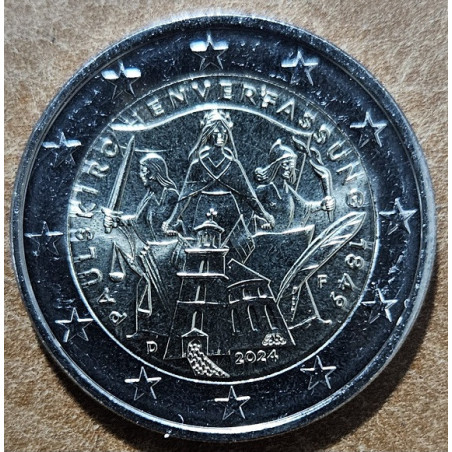 2 Euro Germany 2024 "F" Constitution of St. Paul's Church (UNC)