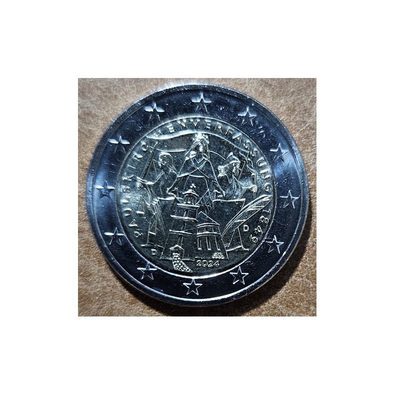 2 Euro Nemecko 2024 "D" Ústava cirkvi svätého Pavla (UNC)