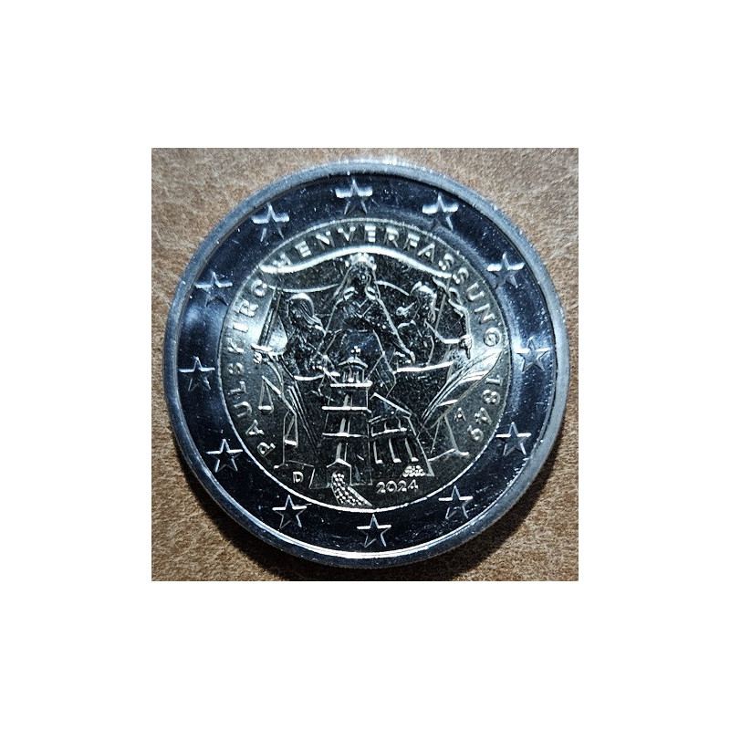 2 Euro Nemecko 2024 "A" Ústava cirkvi svätého Pavla (UNC)
