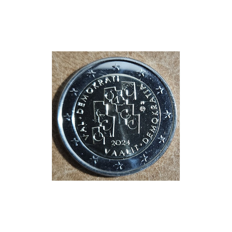 2 Euro Fínsko 2024 Hlasujte za demokraciu (UNC)