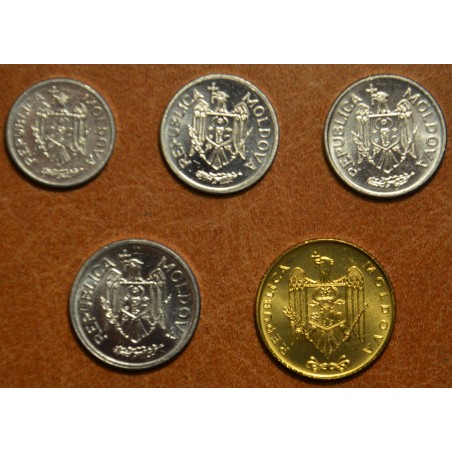 eurocoin eurocoins Moldova 5 coins 2004-2008 (UNC)