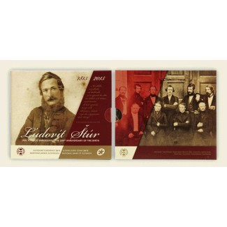 Euromince mince Súbor 9 Slovenských mincí 2015 \\"Ľudovíť Štúr\\"