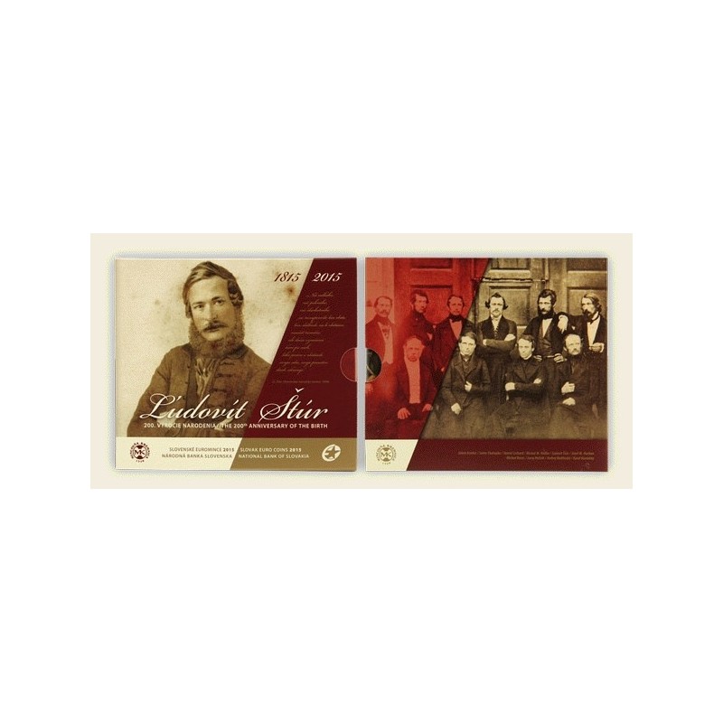 euroerme érme Szlovák forgalmi sor 2015 \\"Ľudovíť Štúr\\"