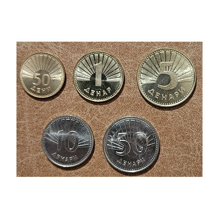 eurocoin eurocoins Macedonia 4 coins 1993-2008 (UNC)