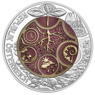 25 Euro Ausztria 2024 - Edaphon (Niob Ag UNC)