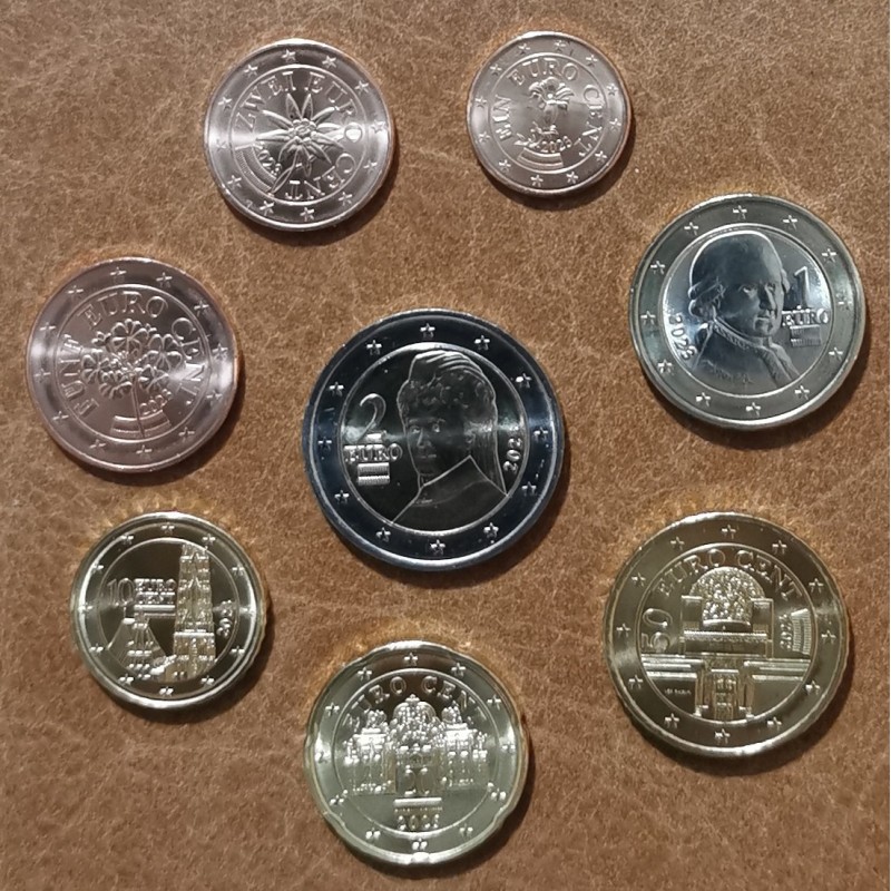 eurocoin eurocoins Austria 2023 set of coins (UNC)