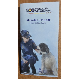 2 Euro Španielsko 2024 - Národná polícia (Proof)