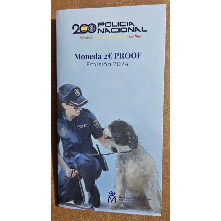 2 Euro Spanyolország 2024 - A nemzeti rendőrség (Proof)