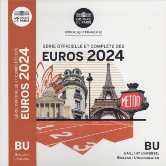 Franciaország 2024 - 8 részes forgalmi sor (BU)