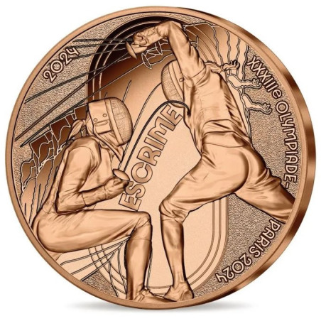 1/4 Euro Francúzsko 2024 - OH 2024 - Šerm (UNC)