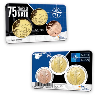 75 centov Holandsko 2024 - 75 rokov NATO (BU)