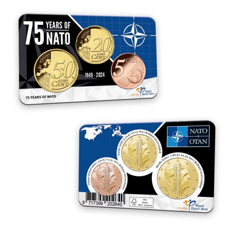 75 cent Hollandia 2024 - 75 éves a NATO (BU)