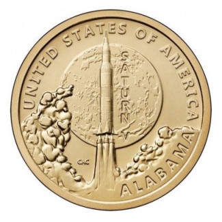 1 dollar USA 2024 Alabama "D" (UNC)