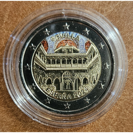 2 Euro Spain 2024 - Sevilla (colored UNC)