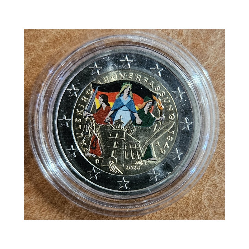 2 Euro Germany 2024 - Constitution of St. Paul's Church (colored UNC)