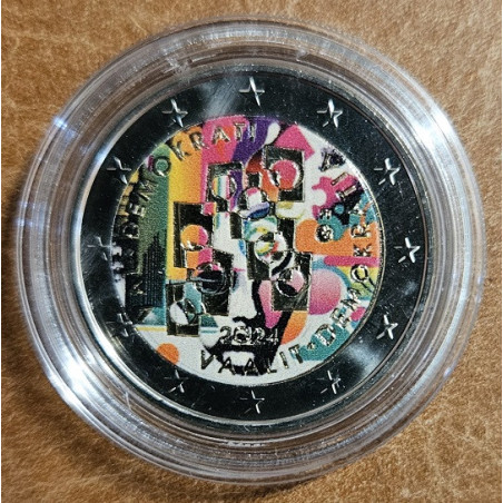 2 Euro Finland 2024 - Vote for Democracy III. (colored UNC)