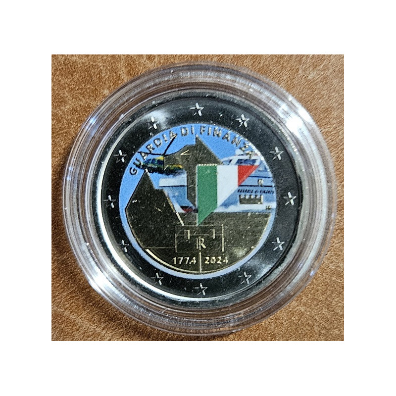 2 Euro Taliansko 2024 - Finančná polícia (farebná UNC)
