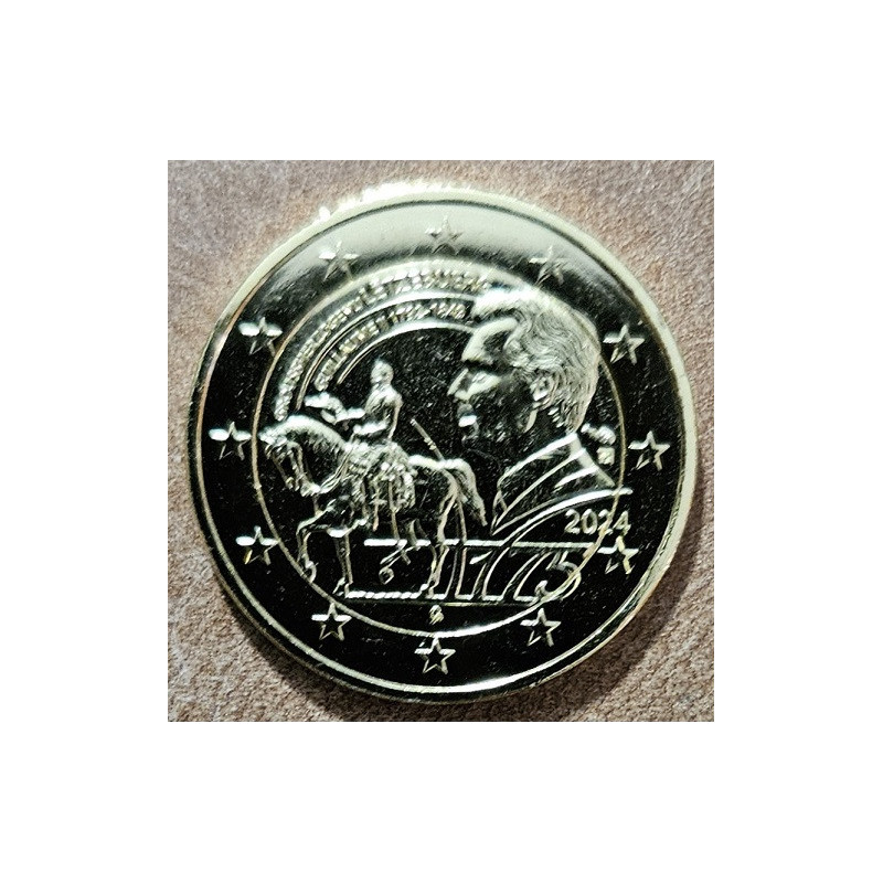 2 Euro Luxembursko 2024 - 175. výročie úmrtia veľkovojvodu Guillauma II. (pozlátená UNC)