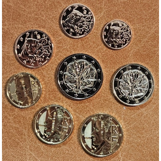 France 2024 set of 8 coins (UNC)