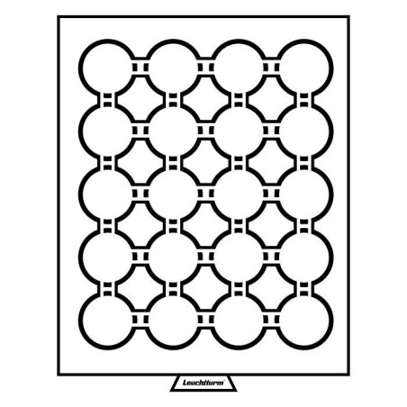 eurocoin eurocoins Smoke colored/red Leuchtturm plastic box for 35 ...