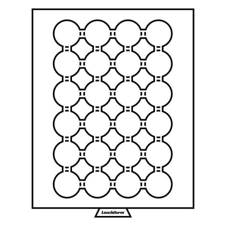 eurocoin eurocoins Smoke colored/red Leuchtturm plastic box for 35 ...