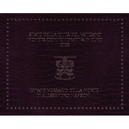 Euromince mince 2 Euro Vatikán 2023 - Alessandro Manzoni (BU)