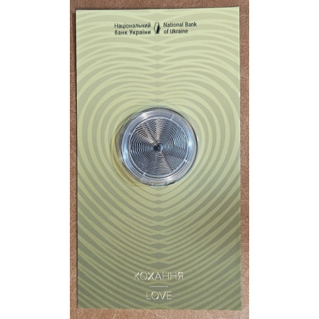5 hrivna Ukrajina 2024 - Láska (Proof)