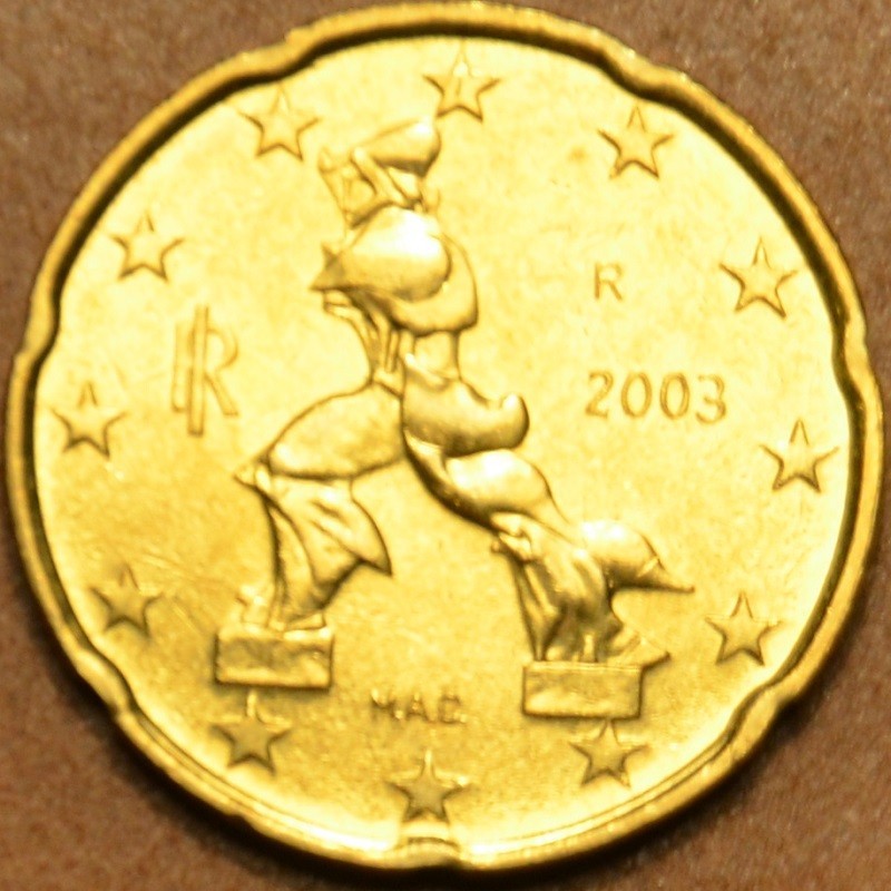 eurocoin eurocoins 20 cent Italy 2003 (UNC)