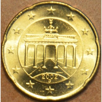 Euromince mince 20 cent Nemecko \\"G\\" 2002 (UNC)