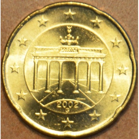 Euromince mince 20 cent Nemecko \\"G\\" 2002 (UNC)