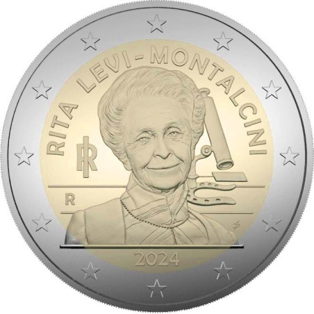 2 Euro Taliansko 2024 - Rita Levi-Montalcini (Proof)