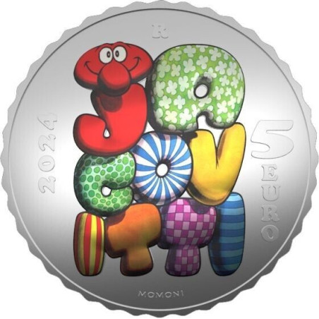 5 Euro Taliansko 2024 - Jacovitti – Pop Corn (Proof)