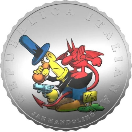 5 Euro Olaszország 2024 - Jacovitti – Jak Mandolino (Proof)