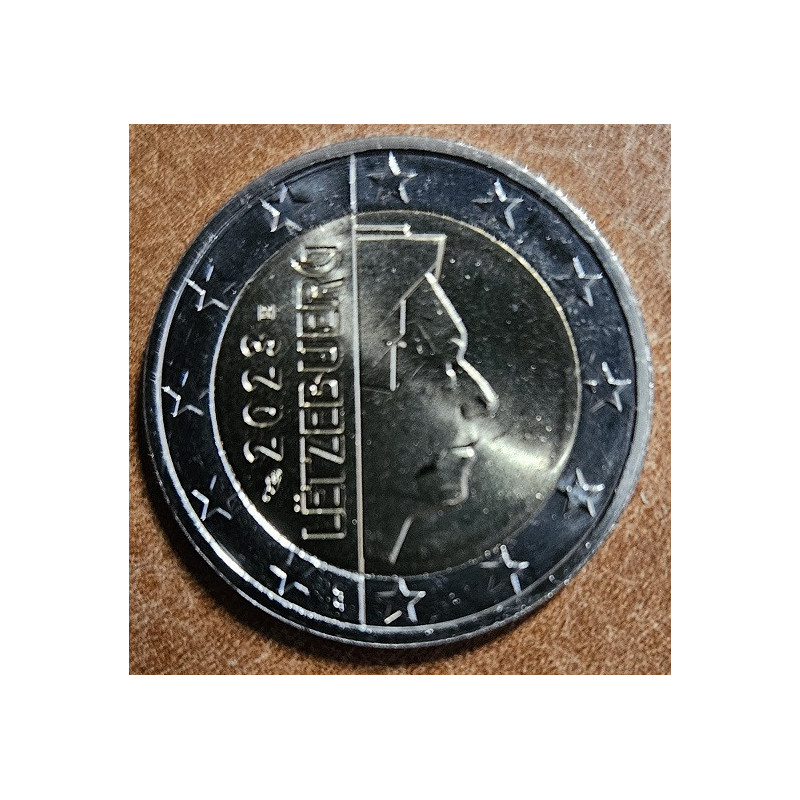 2 Euro Luxemburg 2023 MdP verjeggyel (UNC) másolata
